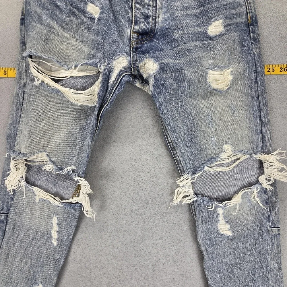 Fear of God Jeans Mens‎ Fourth Collection 2015-2016 Altered Waist Zip Ankle Read
